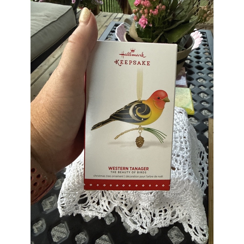 Hallmark Keepsake Ornament 2015 Beauty of Birds Western Tanager 11th Series